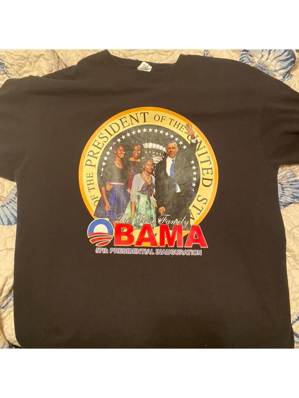 President Obama First Family 57th Inauguration Men's T-Shirt